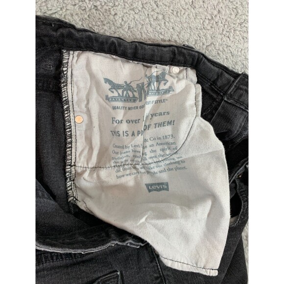 Levis 559 Black Label Black Jeans 40x32 Levi Strauss Men's Jeans Pockets - Picture 4 of 10